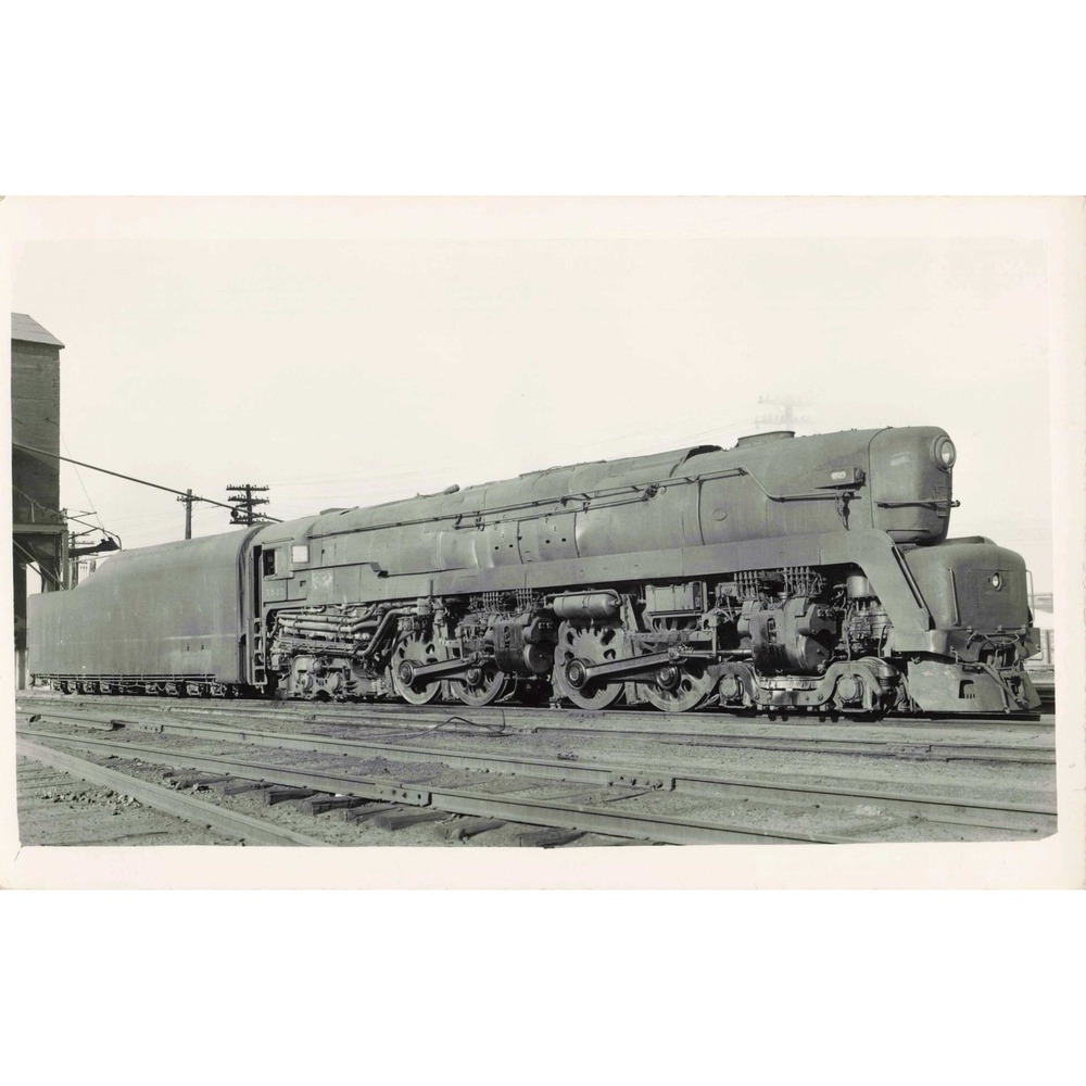 RPPC PRR Pennsylvania Railroad T1 Class 5523 Duplex Steam Locomotive Postcard